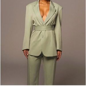 Mint Blazer J Lux Label